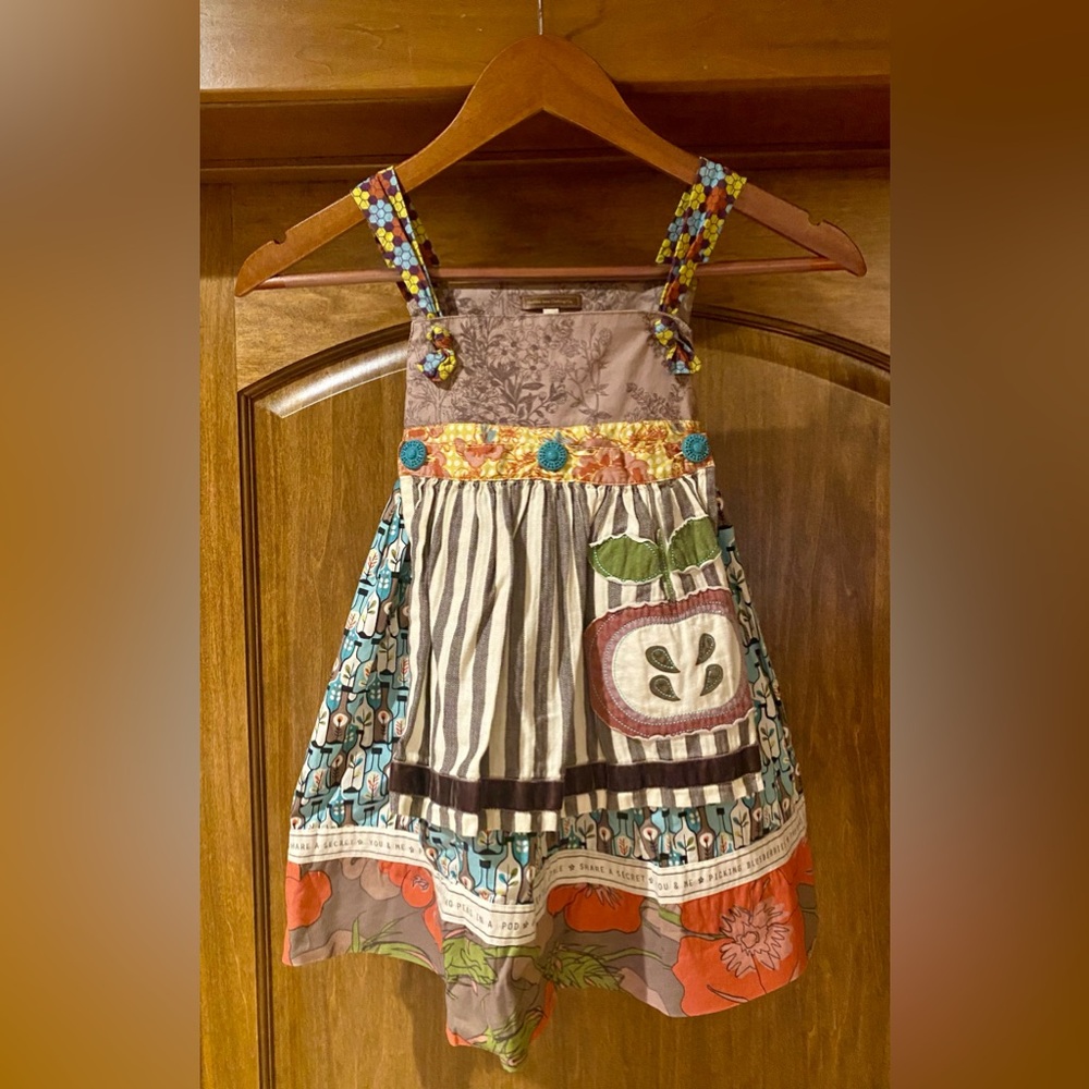 Matilda Jane Multicolor Patterned Apron Dress